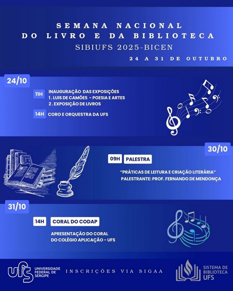 Semana Nacional do Livro e da Biblioteca - SIBIUFS 2025