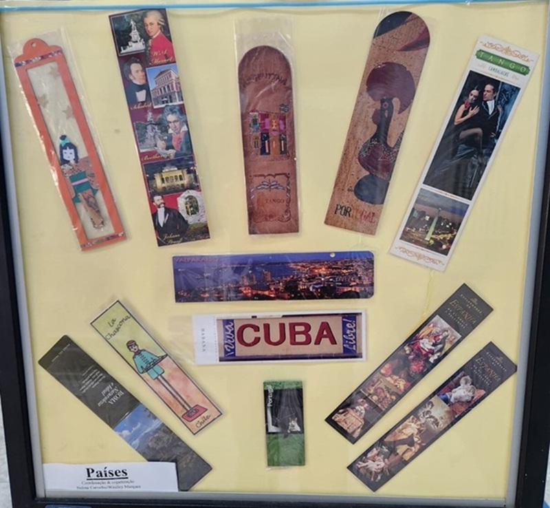 Marcadores de livros da coleção de Justino Alves Lima